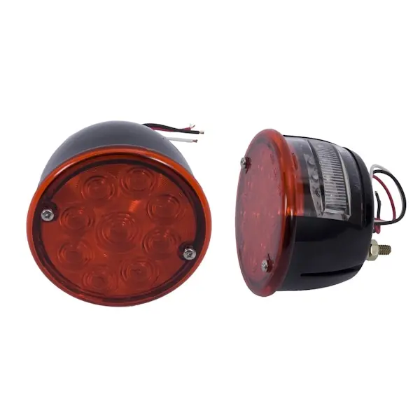Hot Picks Rugged Ridge 12403.84 LED Tail Light Set; 46-75 Willys/Jeep CJ Models
