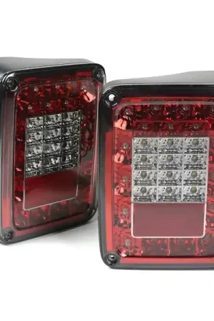 Instant Buy Rugged Ridge 12403.88 LED Tail Light Set, Smoke