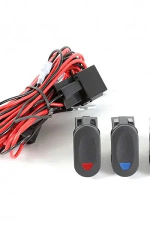 Cheap Rugged Ridge 15210.73 Light Installation Wiring Harness Kit; 3 Lights