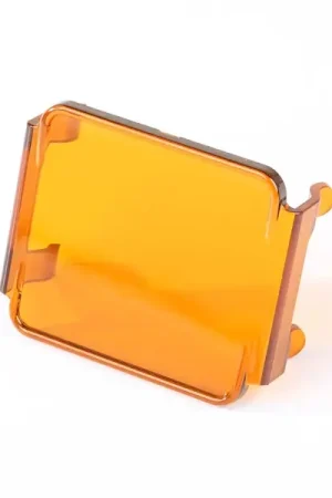 Rugged Ridge 15210.67 3 Inch Square LED Light Cover; Amber Money Back Guarantee