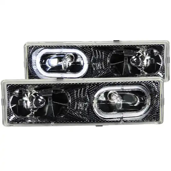 AnzoUSA 111005 Crystal Headlight Set w/Halo Bargain