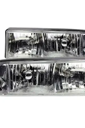 Premium AnzoUSA 111014 Crystal Headlight Set