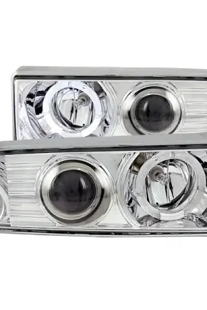 Affordable AnzoUSA 111016 Projector Headlight Set w/Halo