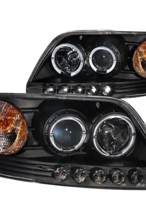 AnzoUSA 111031 Projector Headlight Set w/Halo In Demand