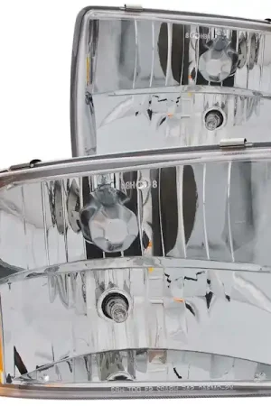 AnzoUSA 111078 Crystal Headlight Set Warranty Included