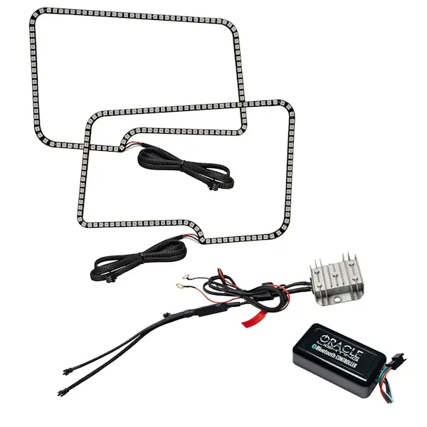 One Day Deal Oracle Lighting 2300-332 Dynamic ColorSHIFT(tm) Headlight Halo Kit