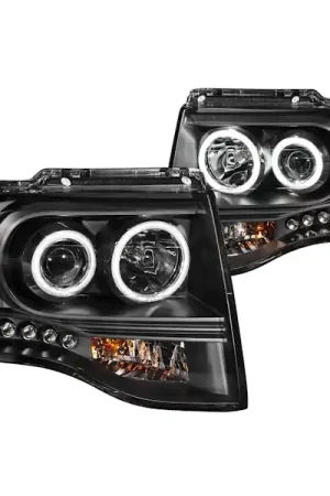 AnzoUSA 111113 Projector Headlight Set w/Halo Free Shipping