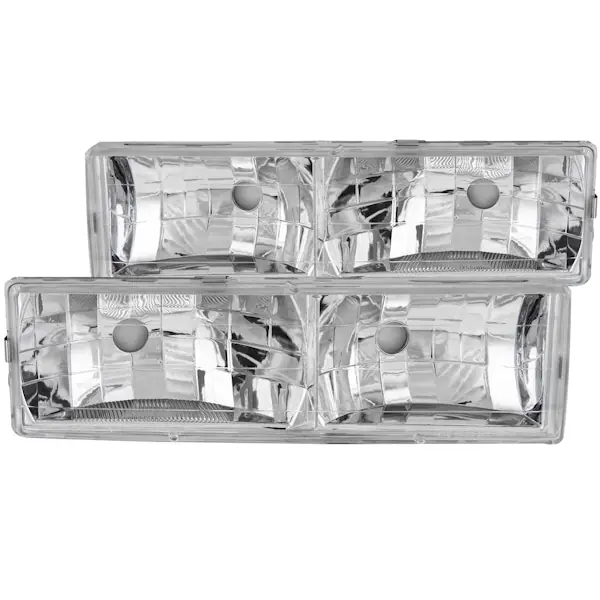 Brand New AnzoUSA 111136 Crystal Headlight Set