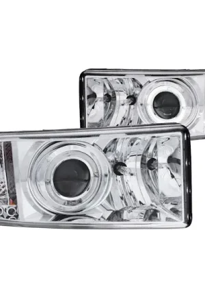 Seasonal Sale AnzoUSA 111195 Projector Headlight Set w/Halo