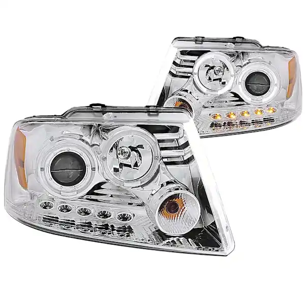AnzoUSA 111203 Projector Headlight Set w/Halo Brand New