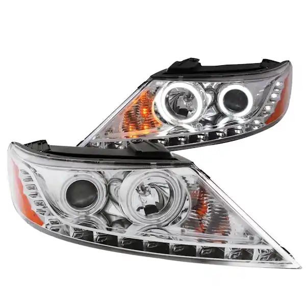 Limited Offer AnzoUSA 111249 Crystal Headlight Set w/Halo