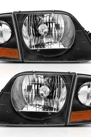 Seasonal Sale AnzoUSA 111460 Crystal Headlight Set