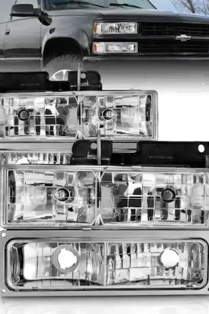 Price Cut AnzoUSA 111506 Crystal Headlight Set