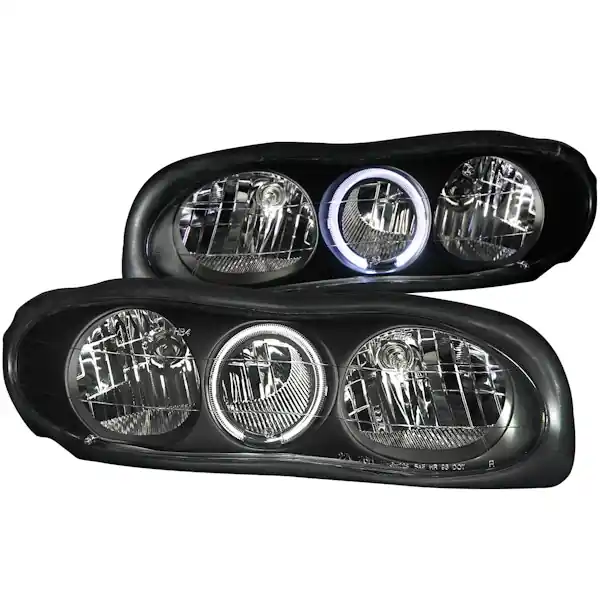 AnzoUSA 121024 Crystal Headlight Set w/Halo Weekend Sale