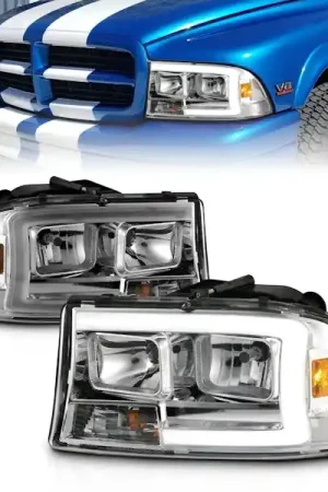 While Supplies Last AnzoUSA 111592 Crystal Headlight Set