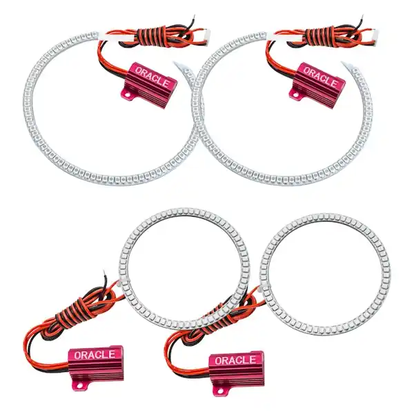 Oracle Lighting 2399-001 LED Dual Halo Kit, White Best Seller