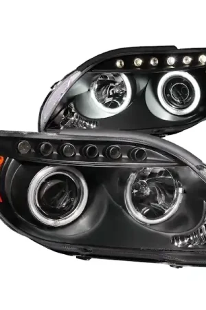 Top Rated AnzoUSA 121119 Projector Headlight Set w/Halo