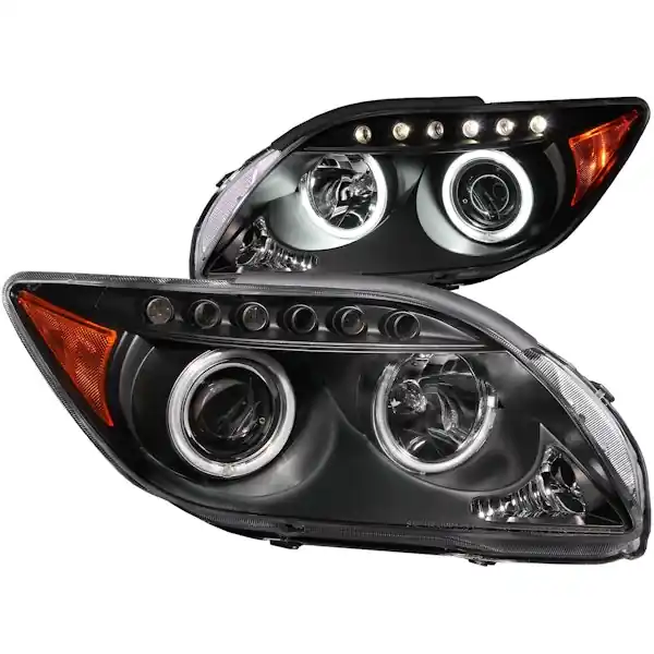 Top Rated AnzoUSA 121119 Projector Headlight Set w/Halo