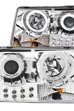Affordable AnzoUSA 121136 Projector Headlight Set w/Halo