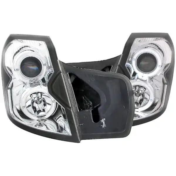 Warranty Included AnzoUSA 121416 Projector Headlight Set w/Halo