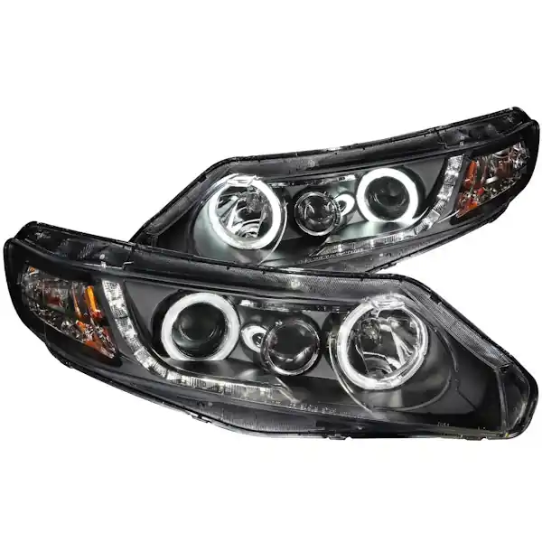 Sale AnzoUSA 121454 Projector Headlight Set w/Halo