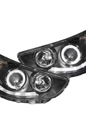 Same Day Shipping AnzoUSA 121476 Projector Headlight Set w/Halo