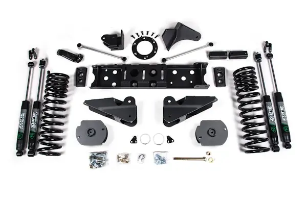 Zone Offroad Products ZOND77N 2019-2026 Ram 2500 4" Radius Arm Bracket Lift Kit - Gas - Nitro Shocks New Arrival