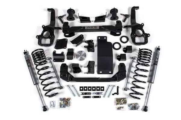 Zone Offroad Products ZOND96F 2019-2023 Ram 1500 4wd 6" Front 5" Rear Suspension Lift System, FOX Shocks Same Day Shipping