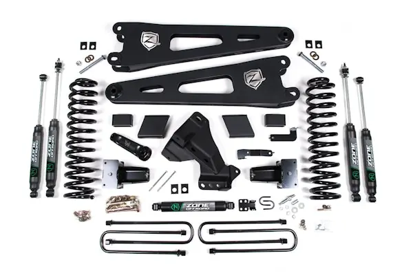 Best Price Zone Offroad Products ZONF64N 2020-2022 F250/F350 6" Suspension Lift System- Nitro Shocks- DSL