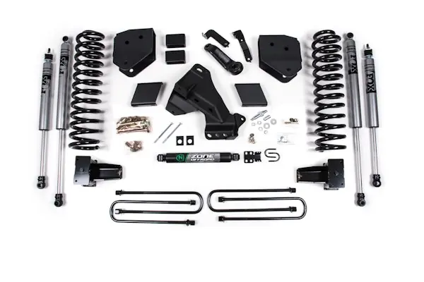 Zone Offroad Products ZONF67F 2020 F350 Dually 6" Suspension Lift System RA Fox Adv Shocks- DSL Brand New