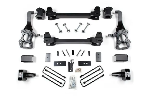 Zone Offroad Products ZONF82N 2014 F150 2wd 6" Suspension Lift System - 4" Rear Block Cheap