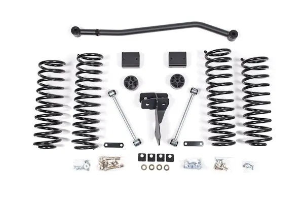 Clearance Zone Offroad Products ZONJ14N 2007-2015 Jeep Wrangler (JK) 2dr 4" Suspension Lift Kit