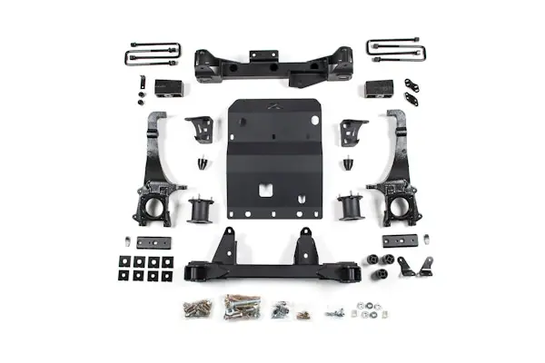 Zone Offroad Products ZONT4N 2005-2015 Toyota Tacoma 4" Front/3" Rear Suspension Lift Kit - w/ Nitro Shocks One Day Deal