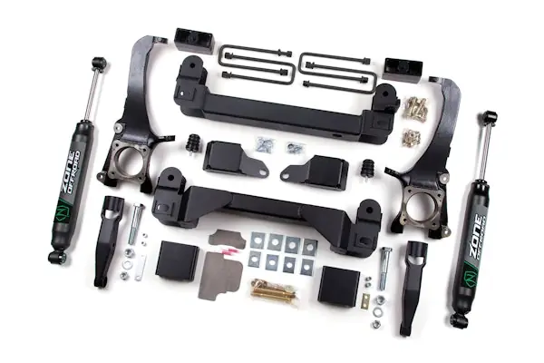 Zone Offroad Products ZONT5N 2016-2021 Toyota Tundra 5" Suspension System Lift Kit w/ Nitro Shocks Grab Now