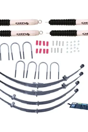 Rugged Ridge 18415.14 4 Inch Lift Kit with Shocks Hassle-Free Returns