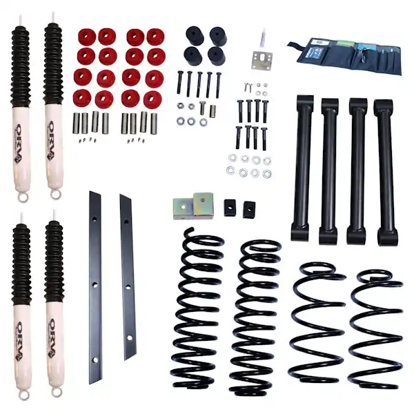 Brand New Rugged Ridge 18415.30 2 Inch Lift Kit with Shocks; 97-02 Jeep Wrangler TJ