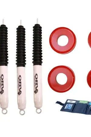 Exclusive Rugged Ridge 18415.80 2 Inch Coil Spring Spacer Kit, Shocks