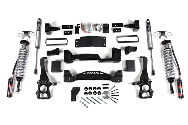 Viral BDS Suspension BDS1532FPE 2015-2020 Ford F150 4wd 6" Coilover Suspension System, 5" Rear Block, 2.5 Front
