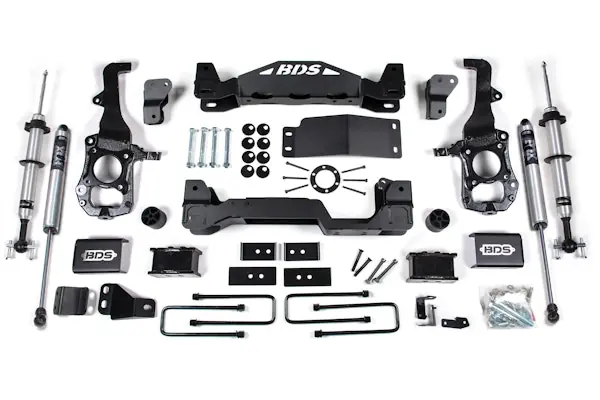 Price Drop BDS Suspension BDS1902FSR 2021-2025 Ford F150 4wd, 4" Suspension Lift Kit, 2" Rear Lift, Block - Fox 2.0 I