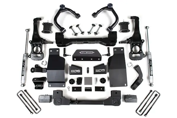 Special Discount BDS Suspension BDS1802H 2019-2024 Chevy/GMC 1500 4wd 4" Suspension System - Diesel - NX2