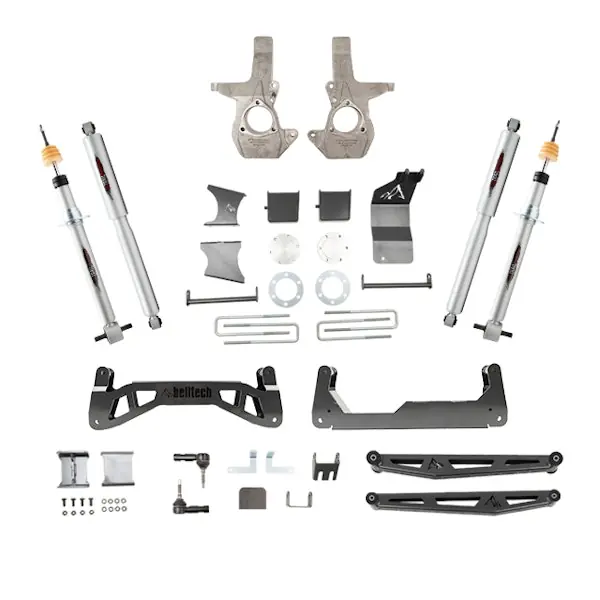 Budget Belltech 150201TP 2007-2016 Silverado / Sierra 1500 4wd (Ext & Crew Cab) 7"-9" Lift