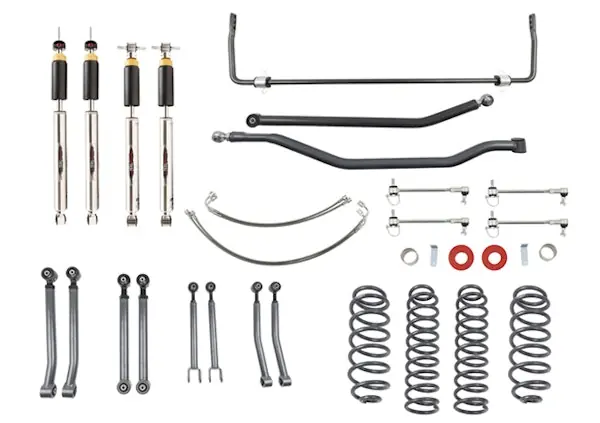 Luxury Belltech 153201HKP 2007-2017 Wrangler Rubicon Unlimited JK 4dr 4" Lift