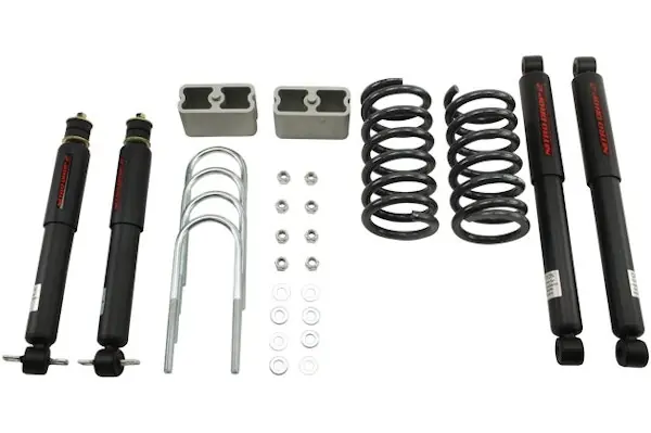 Same Day Shipping Belltech 436ND 1983-1997 Mitsubishi Mighty Max 2.5" F/3" R drop W/ Nitro Drop II Shocks