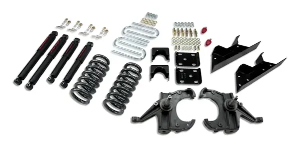 Discount Belltech 705ND 1973-1987 Chevrolet C10 (1" Rotor) 4" F/6" R drop W/ Nitro Drop II Shocks