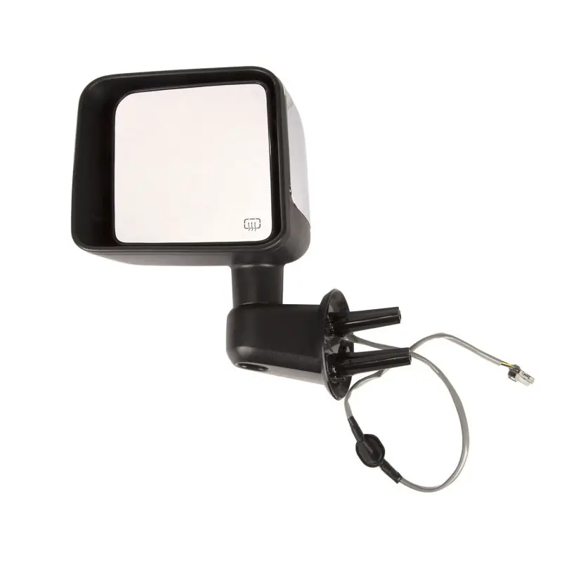 Shop Now Omix Mirror Power Heated Chrome Cover Left- 14 JK