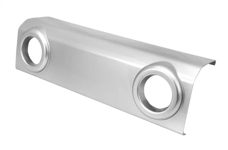 High Quality Omix Front Bumper Applique Silver 07-18 Jeep Wrangler