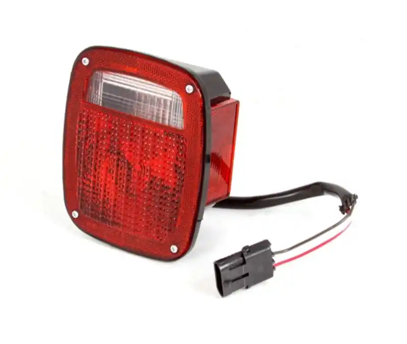 Time-Limited Omix Tail Light Black Housing RH 87-90 Jeep Wrangler