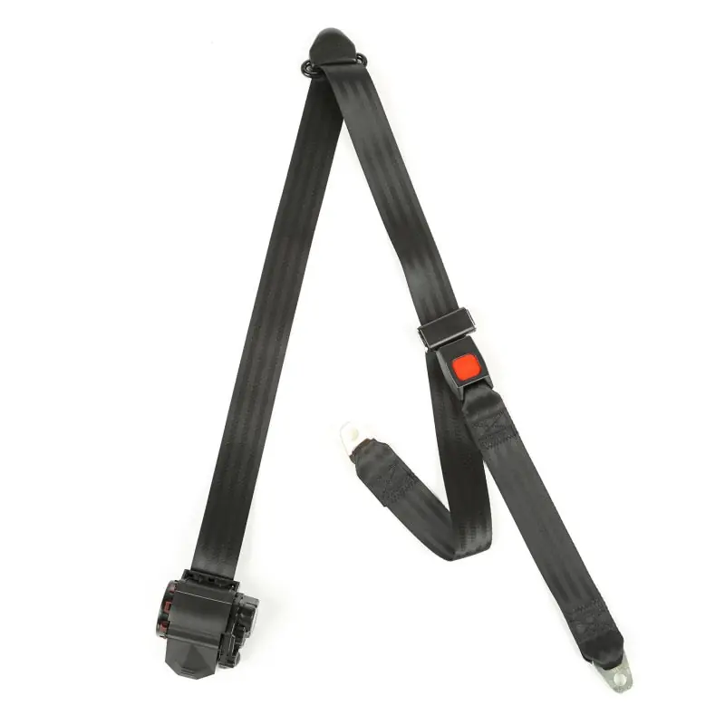 Hot Deal Omix Off Road Seat Belt Black 87-91 Wrangler YJ