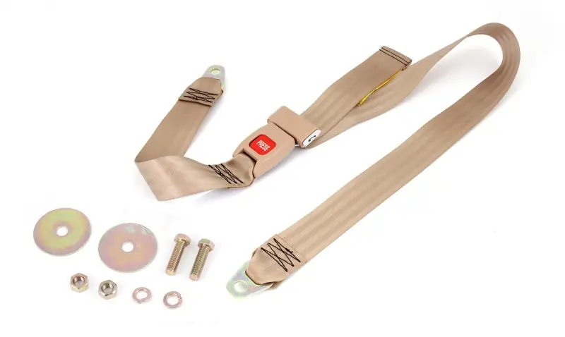Omix Lap Seat Belt Tan 87-95 Jeep Wrangler YJ Super Sale