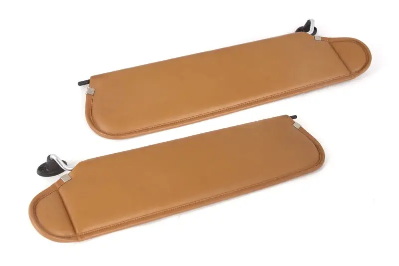 Warranty Included Omix Camel Sunvisor Set For 97-02 Jeep Wrangler TJ